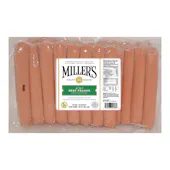 MILLER'S BEEF FRANKS 6 8/1 REF HALAL