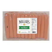 MILLER'S BEEF FRANKS 6 8/1 REF HALAL