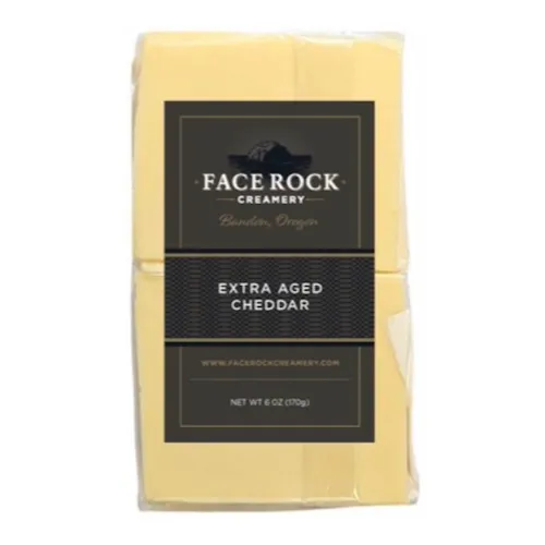 FACE ROCK CREAMERY EXTRA AGED SLICED CHEDDAR