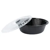 ECO-SYSTEMS 32OZ ROUND MICROWAVEABLE CONTAINER & LID COMBO