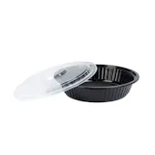 ECO-SYSTEMS 24OZ ROUND MICROWAVEABLE CONTAINER & LID COMBO