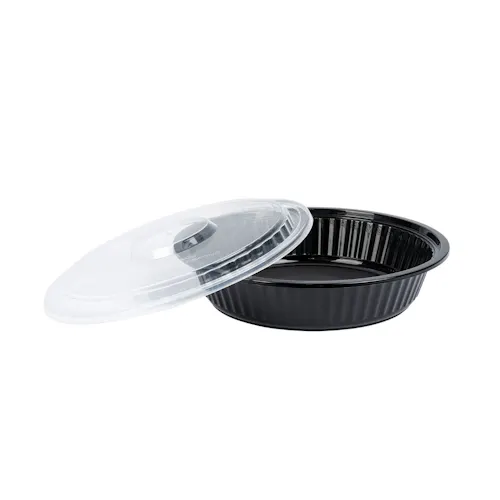 ECO-SYSTEMS 24OZ ROUND MICROWAVEABLE CONTAINER & LID COMBO