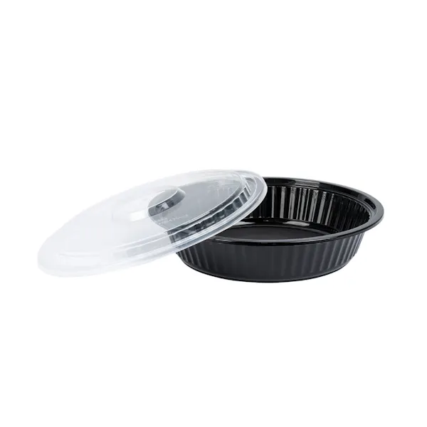 ECO-SYSTEMS 24OZ ROUND MICROWAVEABLE CONTAINER & LID COMBO