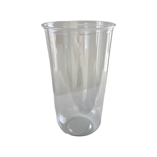 NICE 22 OZ U SHAPED BOBA CUP PET PLASTIC FOR LID USE