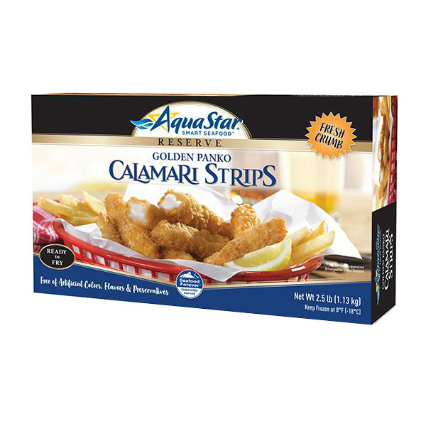 AQUA STAR PANKO BREADED CALAMARI STRIPS
