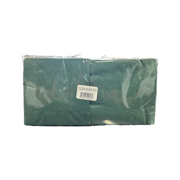 ULTRA SOFT PLUS BEV NAPKIN 10X10 2 PLY GREEN