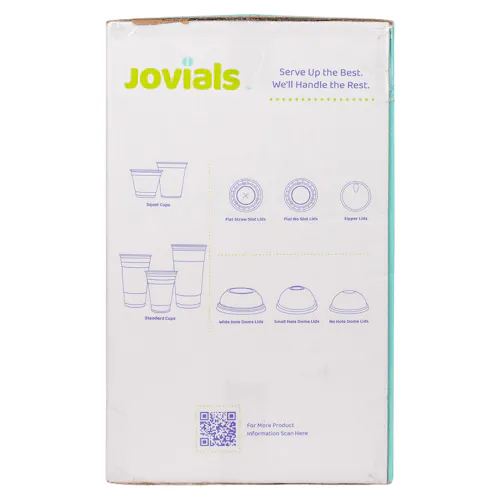 JOVIALS 24OZ PET PLASTIC COLD CUP