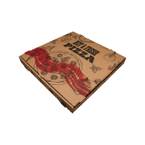 SOUTHERN CHAMPION TRAY PIZZA BOX KRAFT STOCK PRINT 16 X 16