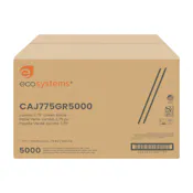 ECOSYSTEMS 7.75 IN JUMBO GREEN WRAPPED COMPOSTABLE STRAW