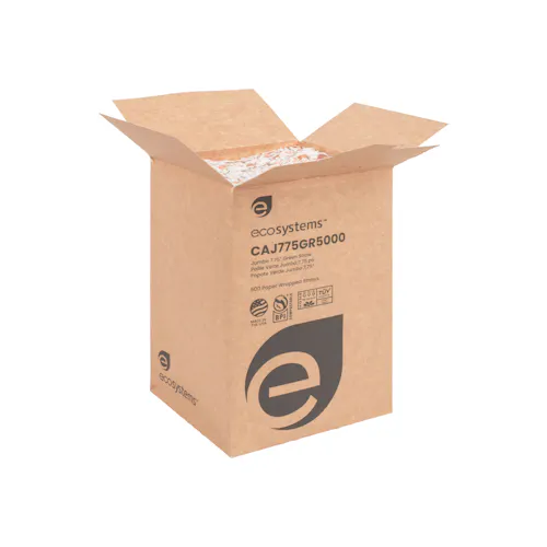 ECOSYSTEMS 7.75 IN JUMBO GREEN WRAPPED COMPOSTABLE STRAW