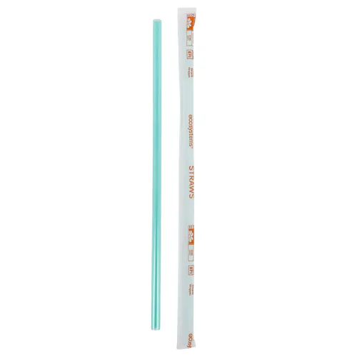 ECOSYSTEMS 10.25 GREEN WRAPPED COMPOSTABLE STRAW