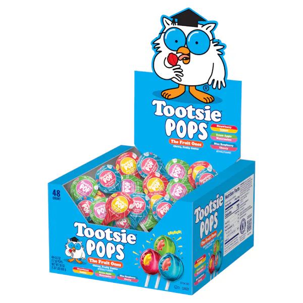 TOOTSIE ROLL THE FRUIT ONES TOOTSIE POPS