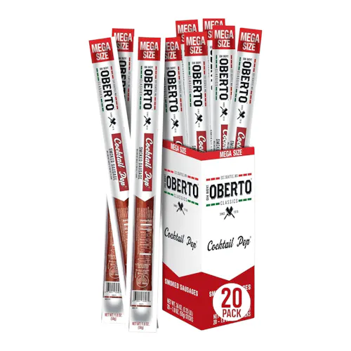 OBERTO COCKTAIL PEP INDIVIDUALLY WRAPPED 1.8 OZ