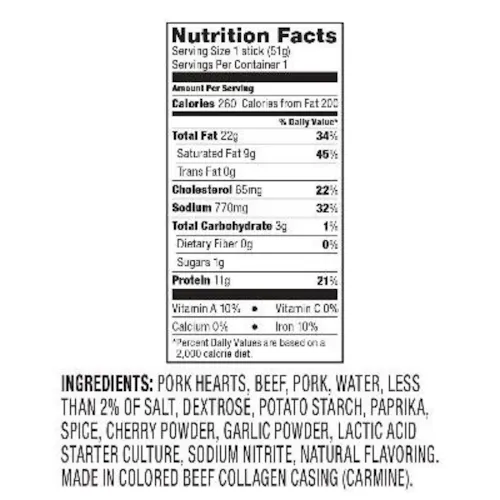 OBERTO COCKTAIL PEP INDIVIDUALLY WRAPPED 1.8 OZ