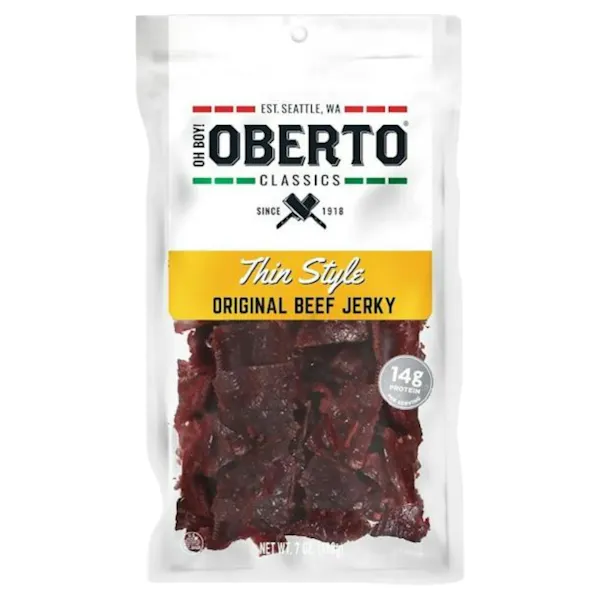 OBERTO ORIGINAL THIN STYLE BEEF JERKY 7OZ