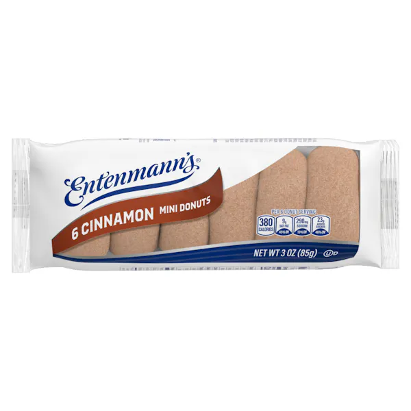 ENTENMANN'S CINNAMON DONUTS 6 PACK SS
