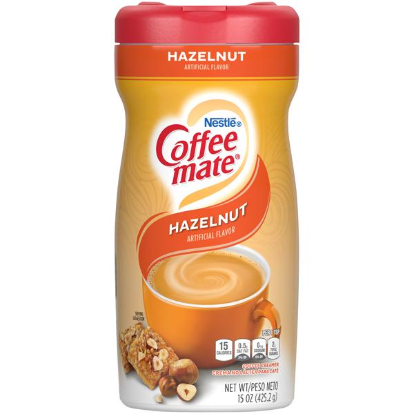 COFFEE-MATE NON-DAIRY HAZELNUT POWDER CREAMER  SHELF STABLE
