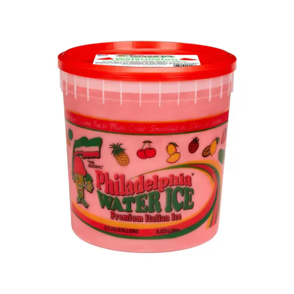 PHILADELPHIA WATER ICE ITALIAN ICE WATERMELON PLASTIC TUB