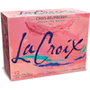 LA CROIX WATER NATURAL SPARKLING WATER CRANBERRY RASPBERRY FLAVOR