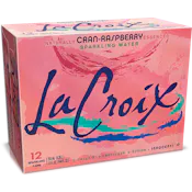 LA CROIX WATER NATURAL SPARKLING WATER CRANBERRY RASPBERRY FLAVOR