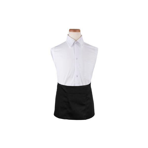 CHEFS LINE WAISTE APRON BLACK 3 POCKETS