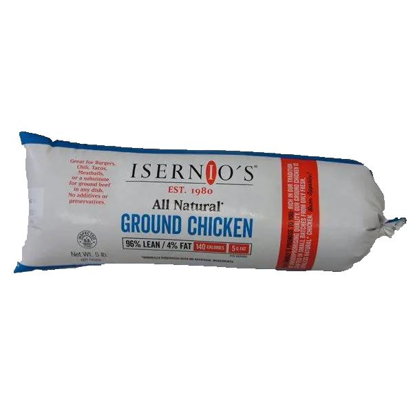 ISERNIO SAUSAGE ISERNIOS PREMIUM GROUND CHICKEN ALL NATURAL