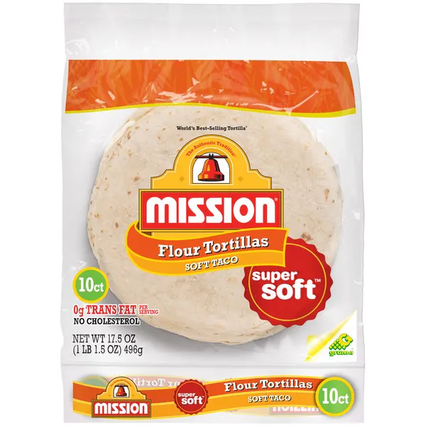 MISSION FLOUR SOFT TACO 8 INCH