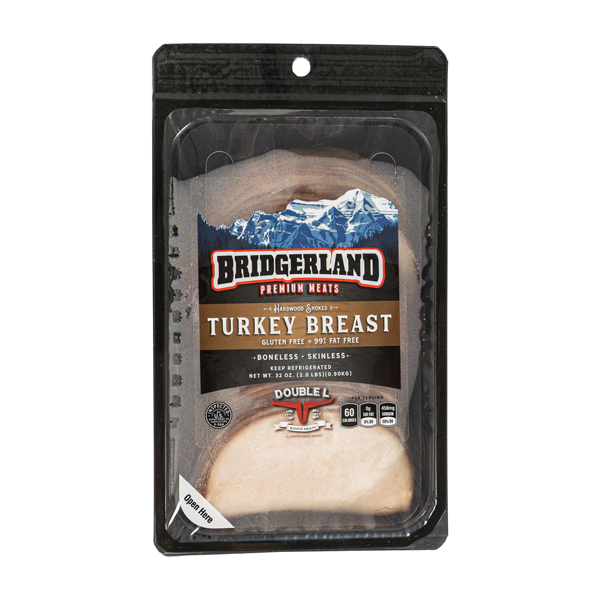 LOWER FOODS BRIDGERLAND SLICED HARDWOOD SMOKED TURKEY BREAST