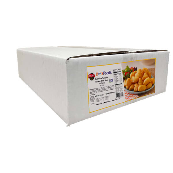 B & D FOODS GLUTEN FREE TEMPURA CHICKEN FULLY COOKED