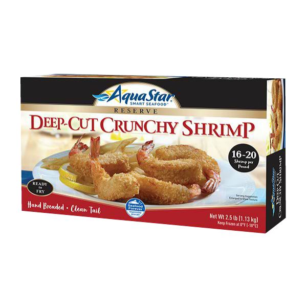 AQUA STAR PANKO BREADED DEEP CUT SHRIMP 16-20