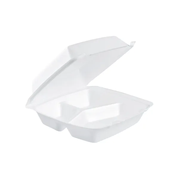 DART 8X8 3 CPMT FOAM HINGED CONTAINER