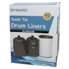 DYNAMIC 55 GALLON BLACK TWIST TIE TRASH BAGS