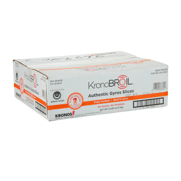 KRONOBROIL COOKED GYRO MEAT SLICES