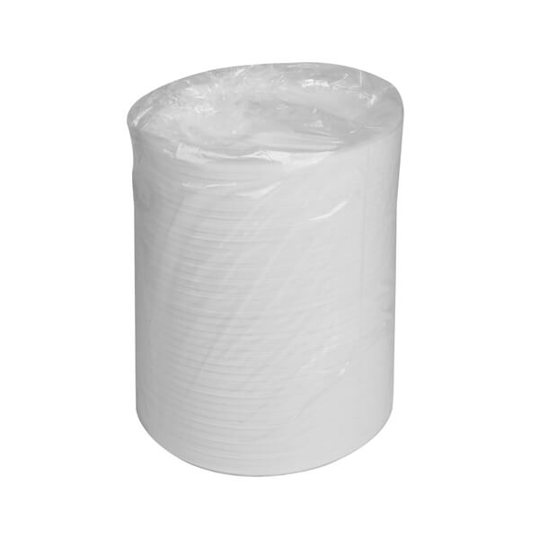 PACTIV WHITE LAMINATED 10 INCH FOAM PLATES
