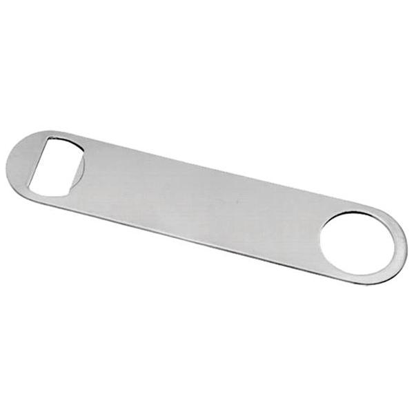 JOHNSON-ROSE CROWN BOTTLE OPENER FLAT STAINLESS STEEL 2.25 INCH X 7 INCH