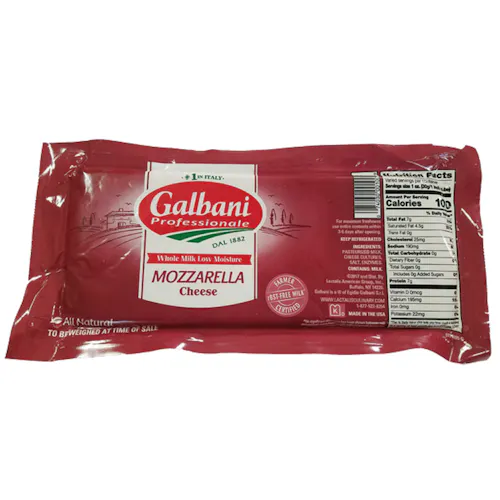 GALBANI PROFESSIONALE LOW MOISTURE WHOLE MILK MOZZARELLA CHEESE