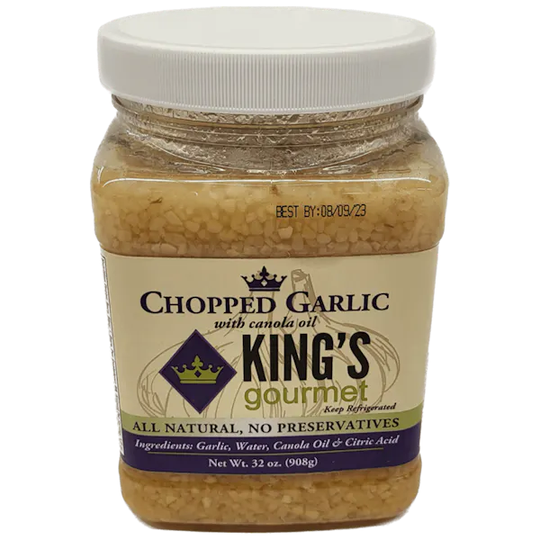 CHEF'S CLASSIC KINGS GOURMET CHOPPED GARLIC WITH CANOLA OIL