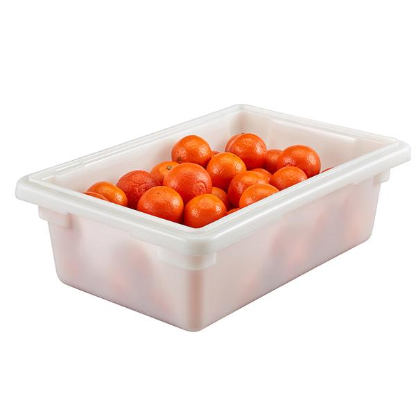 CAMBRO WHITE PLASTIC FOOD STORAGE BOX 3 GALLON
