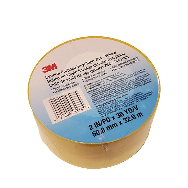 3M MARKING VINYL TAPE YELLOW 2 INCH