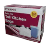 DYNAMIC 13 GALLON WHITE TWIST TIE TRASH BAGS