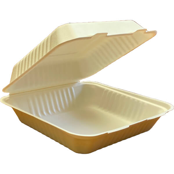 PRIMEWARE FIBER HINGED CONTAINER 10X10 INCH