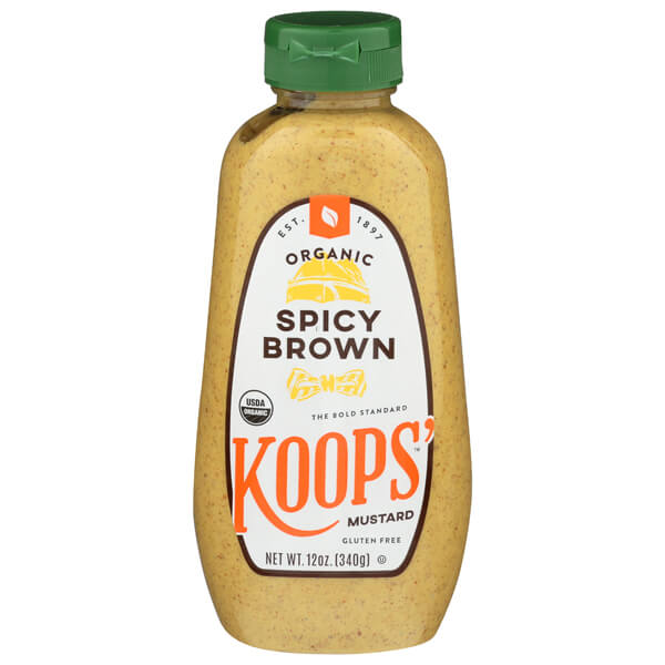 KOOPS ORGANIC SPICY BROWN MUSTARD