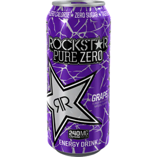 ROCKSTAR ENERGY PURE ZERO GRAPE