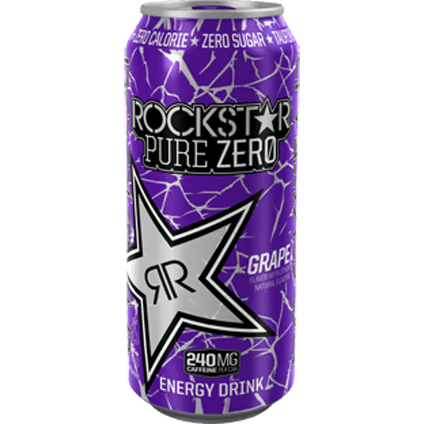 ROCKSTAR ENERGY PURE ZERO GRAPE