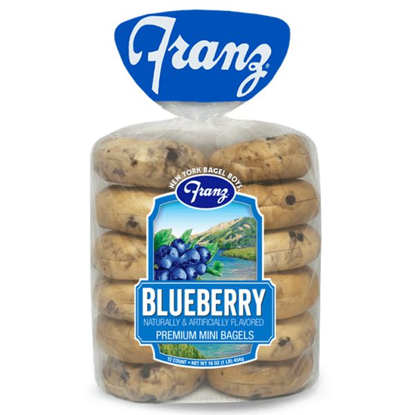 FRANZ NEW YORK BAGEL BOYS BLUEBERRY MINI BAGELS