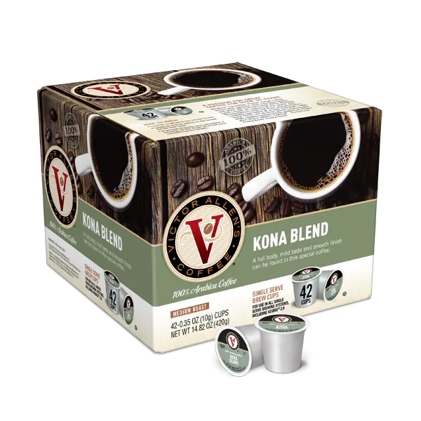 VICTOR ALLEN'S SINGLE SERVE COFFEE KONA BLEND