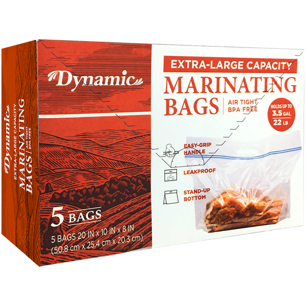 DYNAMIC 3.5 GALLON MARINATING BAG
