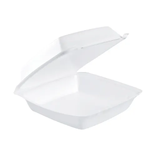 DART 8X8 1 CPMT FOAM HINGED CONTAINER