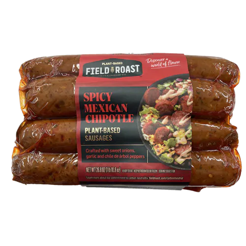 FIELD ROAST MEXICAN CHIPOTLE HOT & SPICY SAUSAGE
