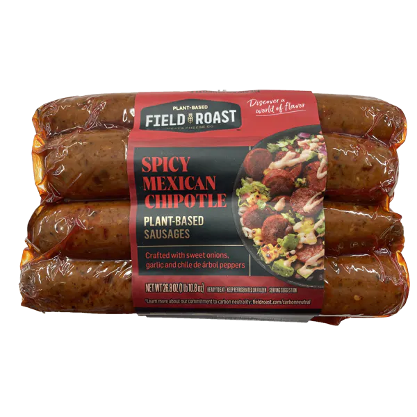 FIELD ROAST MEXICAN CHIPOTLE HOT & SPICY SAUSAGE